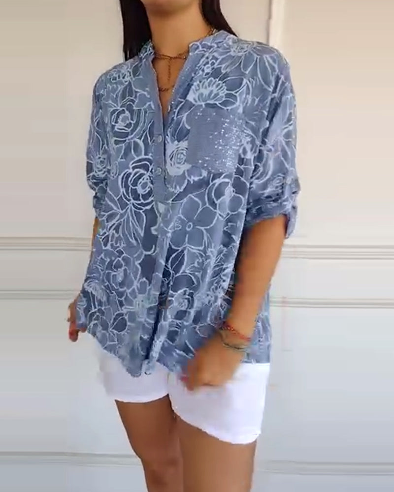 ISABELLA™ | Blusa Con Estampado Floral