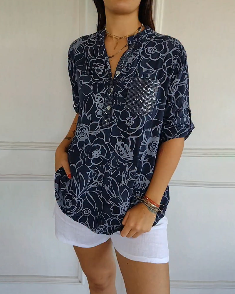 ISABELLA™ | Blusa Con Estampado Floral