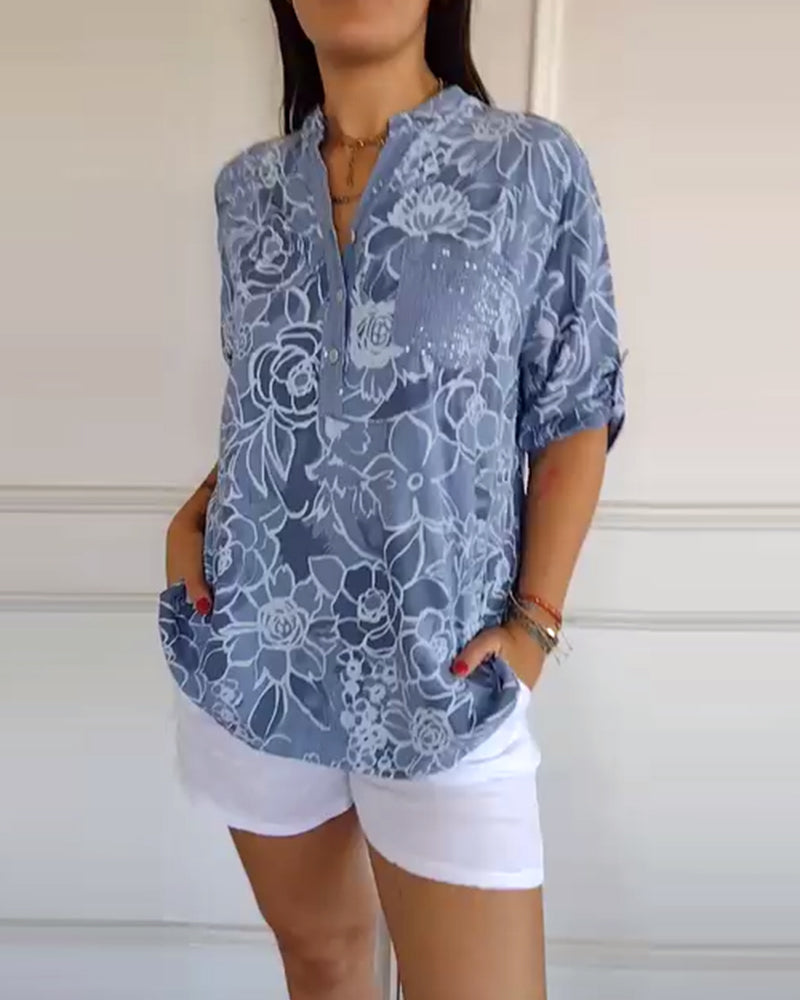 ISABELLA™ | Blusa Con Estampado Floral