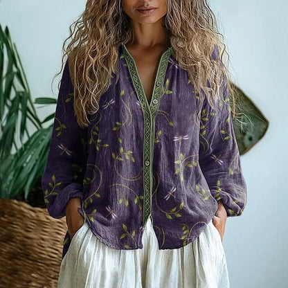 AMBAR™ | Blusa Con Estilo Vintage