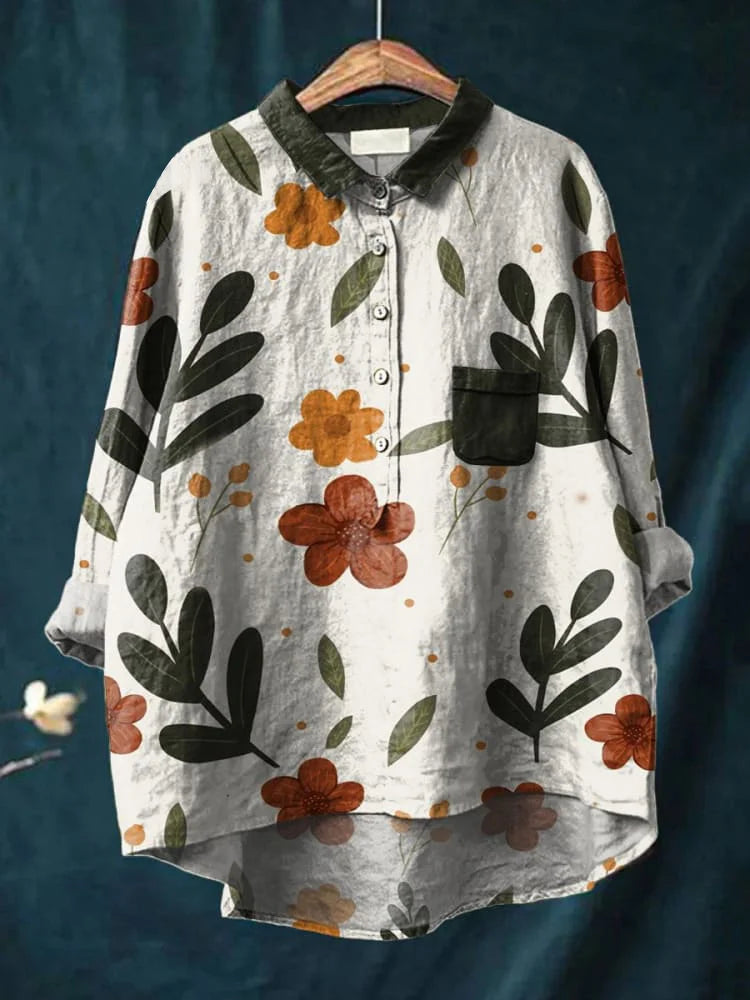 IRIA™ | Blusa Con Diseño Artístico