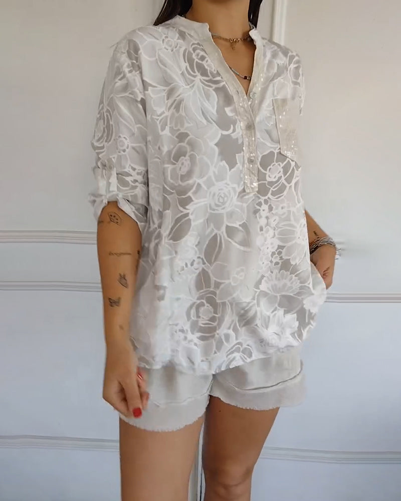 ISABELLA™ | Blusa Con Estampado Floral