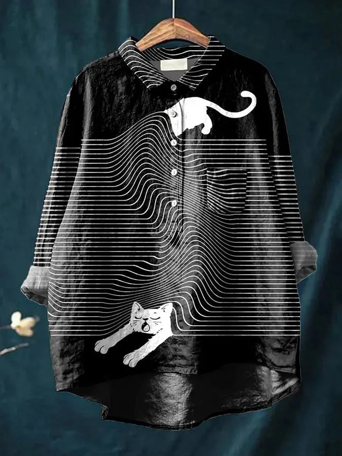 IRIA™ | Blusa Con Diseño Artístico