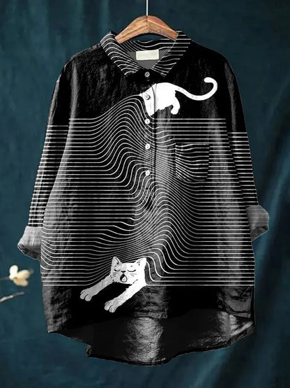 IRIA™ | Blusa Con Diseño Artístico