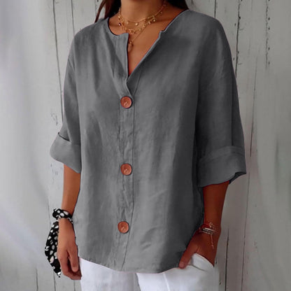 MARINA™ | Blusa De Lino