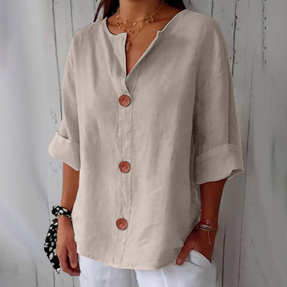 MARINA™ | Blusa De Lino