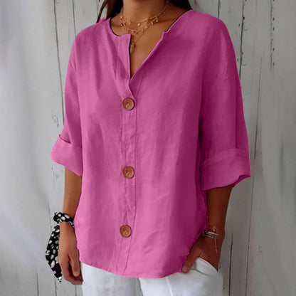 MARINA™ | Blusa De Lino