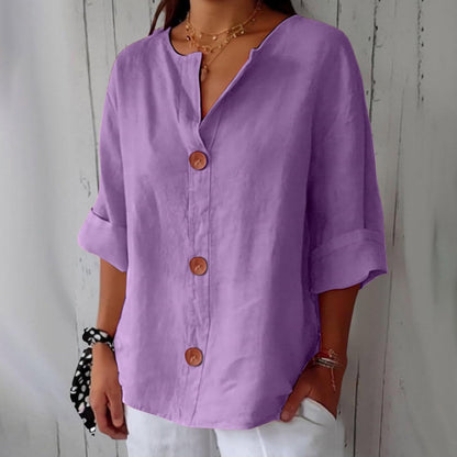 MARINA™ | Blusa De Lino