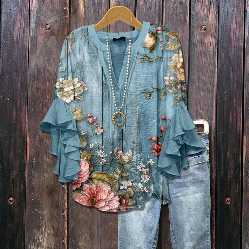 SOFIA™ | Blusa Con Diseño Floral
