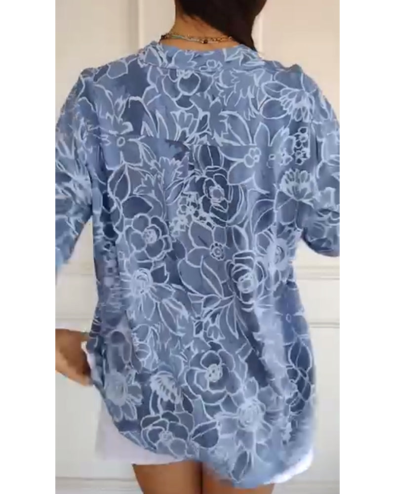 ISABELLA™ | Blusa Con Estampado Floral
