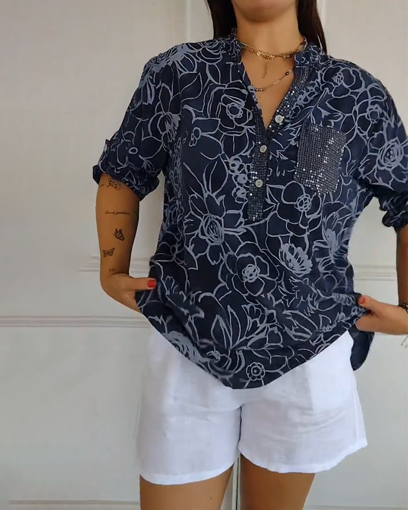 ISABELLA™ | Blusa Con Estampado Floral