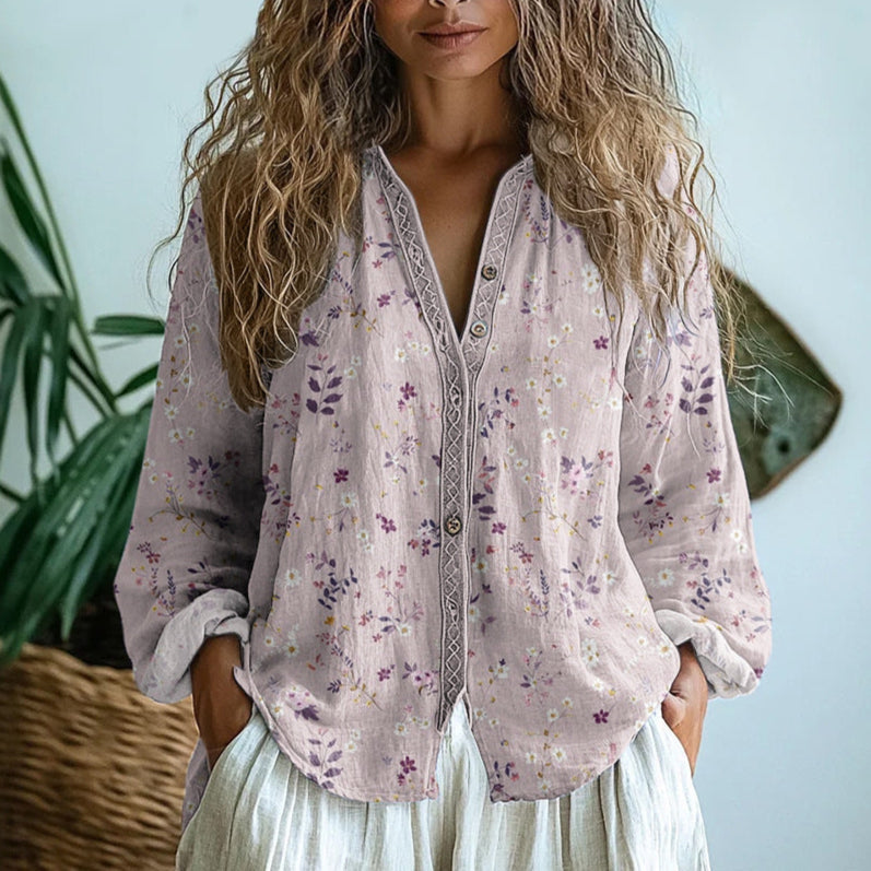 AMBAR™ | Blusa Con Estilo Vintage