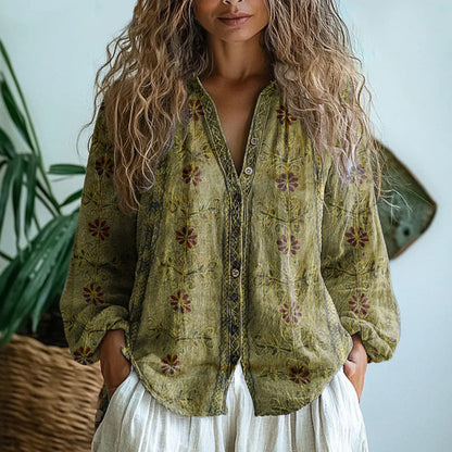 AMBAR™ | Blusa Con Estilo Vintage