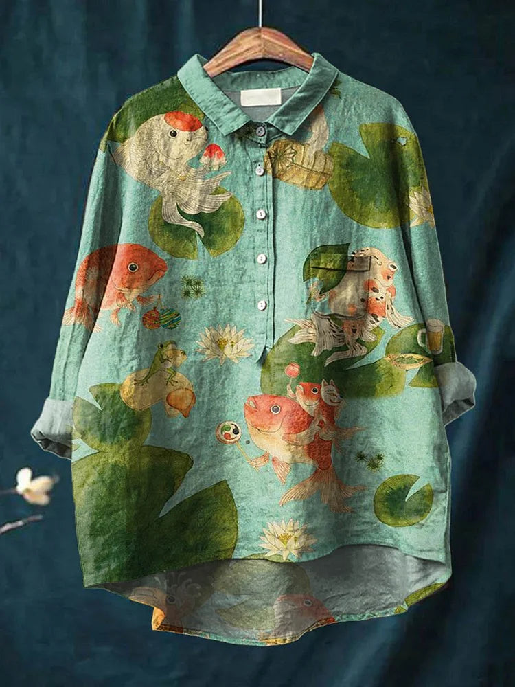 IRIA™ | Blusa Con Diseño Artístico