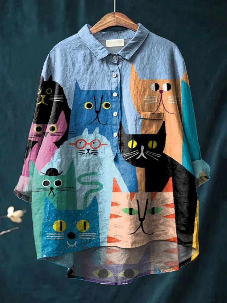 IRIA™ | Blusa Con Diseño Artístico