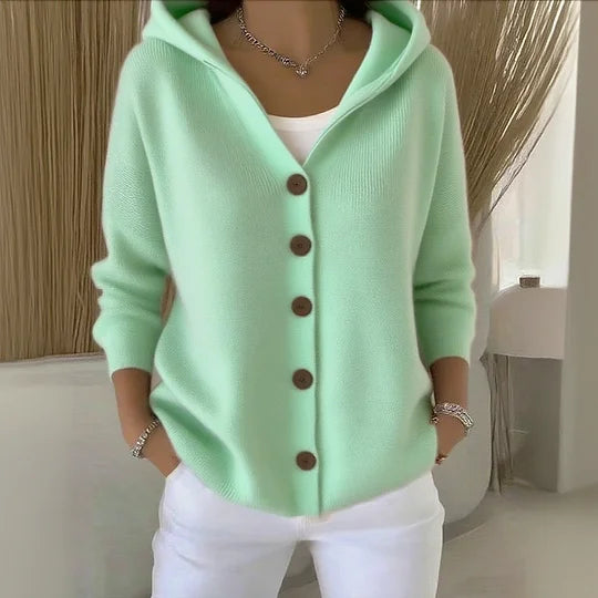 LUNA™| Cárdigan Con Capucha