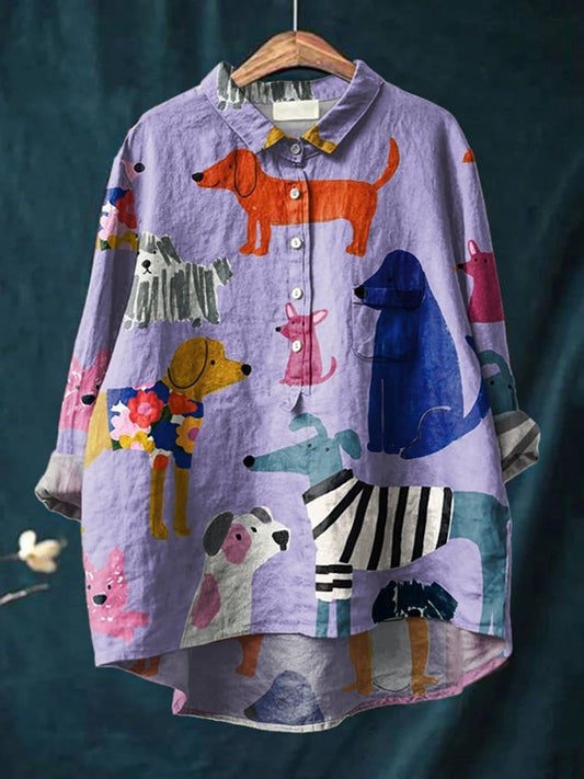 IRIA™ | Blusa Con Diseño Artístico
